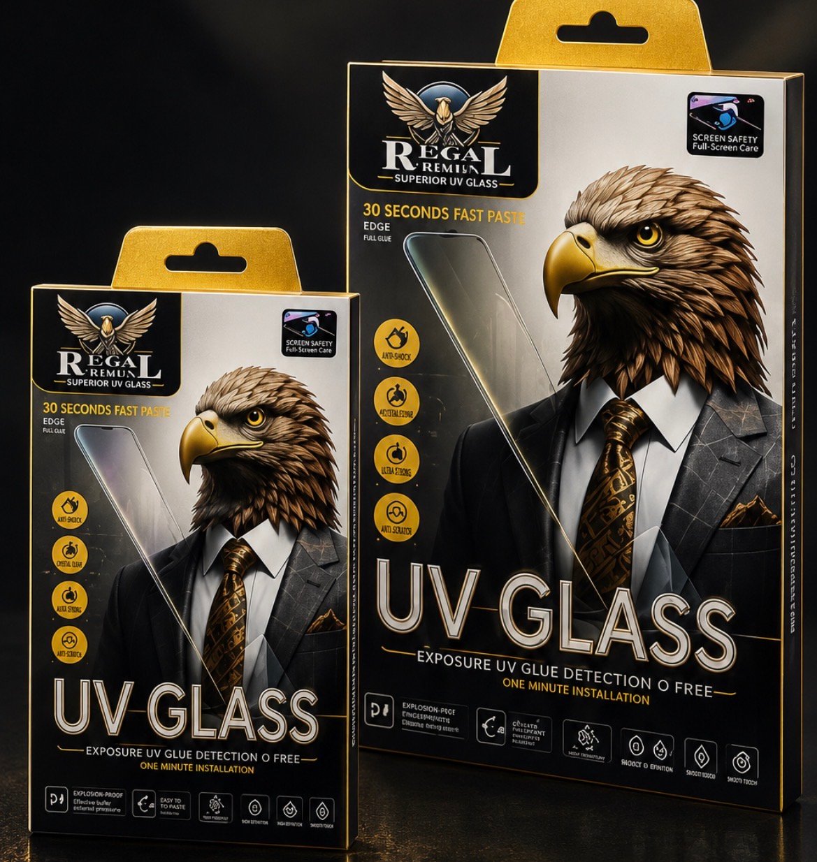 REGAL BUDS ONE MINUTE UV GLASS